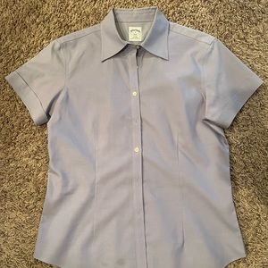 Brooks Brothers Fitted Non Iron Short Sleeve Shirt